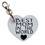hart sleutelhanger best mom in the world
