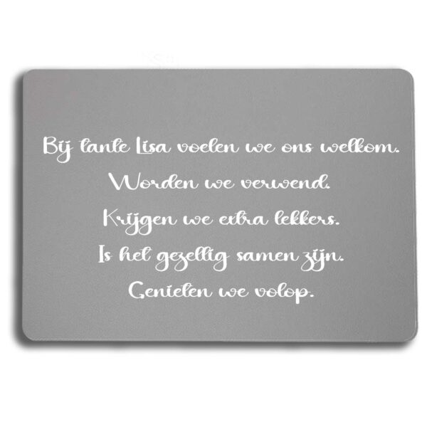 Placemat welkom - Afbeelding 2