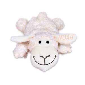 Knuffel schaap met eigen tekst
